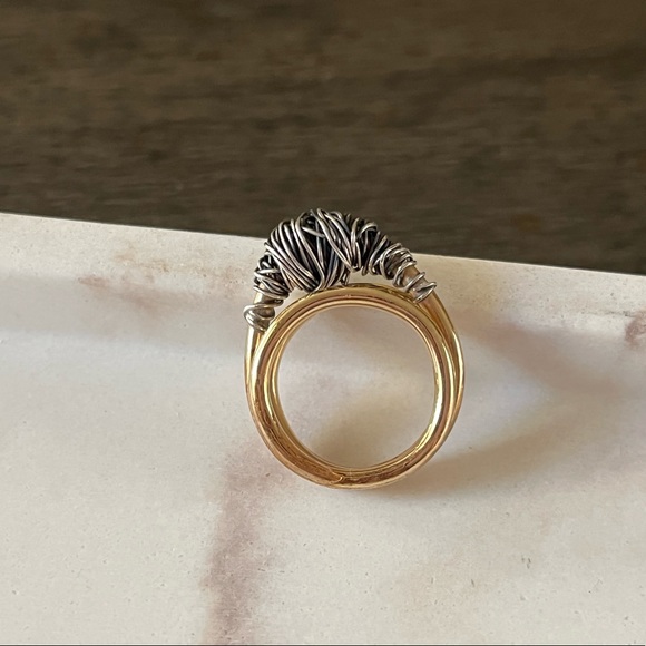 Gold Filled and Sterling Silver Ring - Picture 1 of 4
